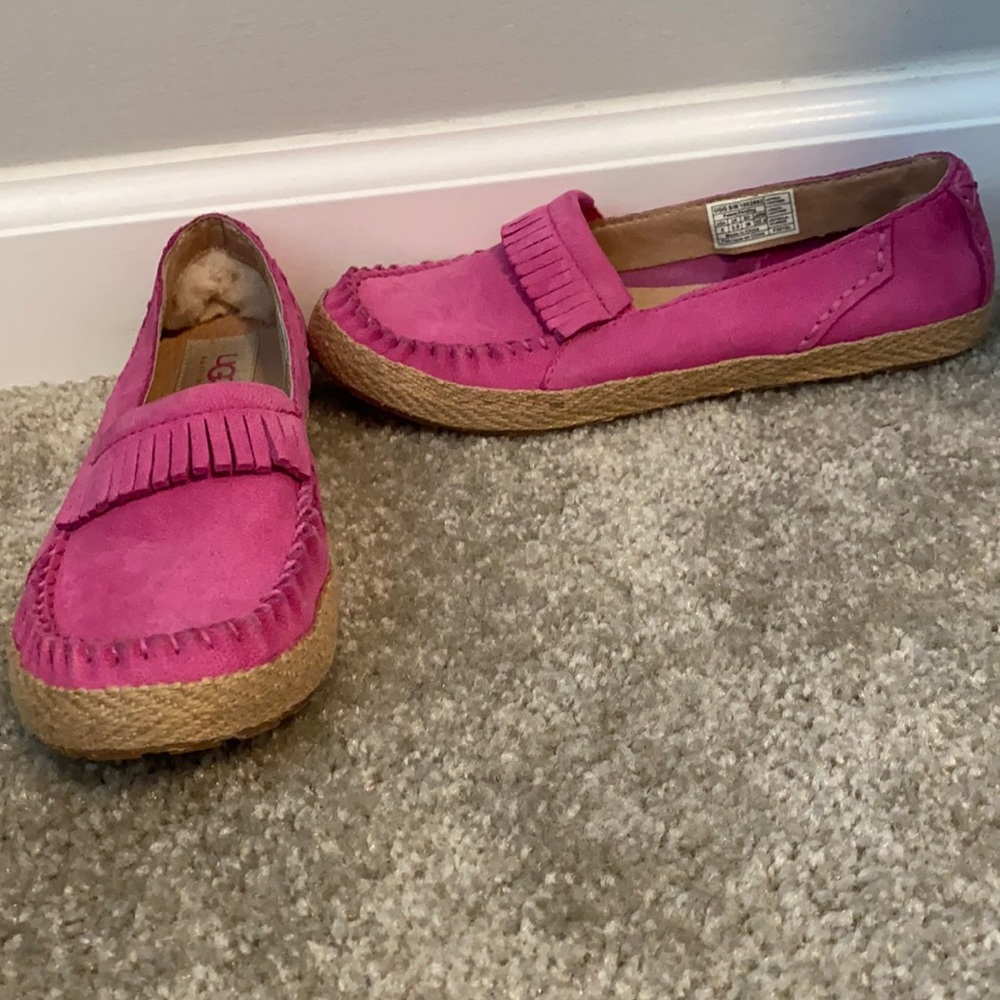 Women’s Pink UGG moccasins